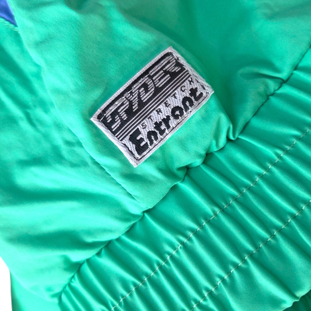 Vintage 80s 90s Colorblock Windbreaker Ski Snow Jacket Half Zip Anorak Womens 12 - Picture 11 of 15
